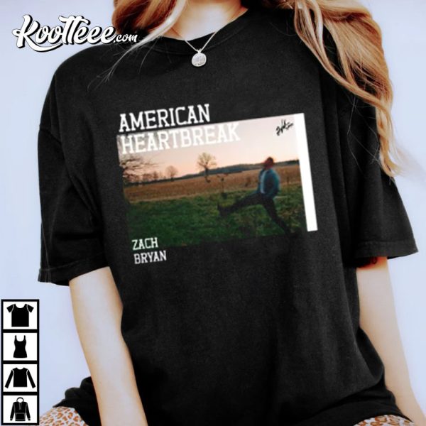 American Heartbreak Tour Zach Bryan T-Shirt