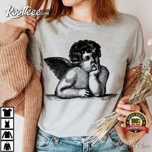 Angel Raphael Artist Cupid Cherubs Valentine Gift T-Shirt Angel Raphael Artist Cupid Cherubs Valentine Gift T Shirt 1