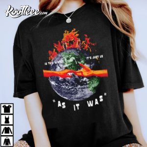 As It Was Harry Styles Globe Vintage T Shirt 1