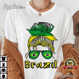 Brazil Girl FIFA World Cup 2022 Qatar T-Shirt Brazil Girl FIFA World Cup 2022 Qatar T Shirt 1