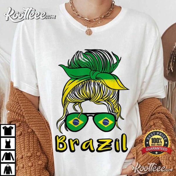 Brazil Girl FIFA World Cup 2022 Qatar T-Shirt