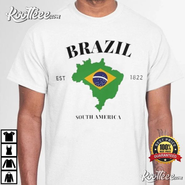 Brazil Support Qatar World Cup 2022 T-Shirt