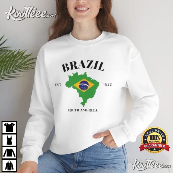 Brazil Support Qatar World Cup 2022 T-Shirt