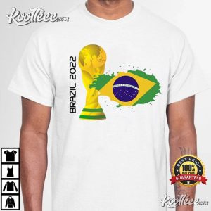 Brazil World Cup 2022 Qatar Neymar T-Shirt Brazil World Cup 2022 Qatar Neymar T Shirt 1