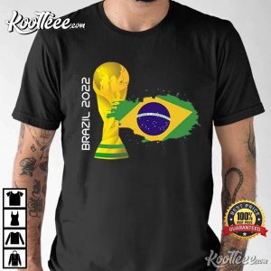 Brazil World Cup 2022 Qatar Neymar T-Shirt Brazil World Cup 2022 Qatar Neymar T-Shirt