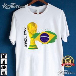 Brazil World Cup 2022 Qatar Neymar T-Shirt Brazil World Cup 2022 Qatar Neymar T Shirt 3