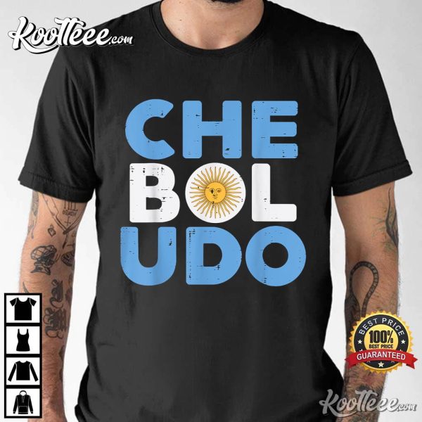 Che Bul Udo Argentina Flag Soccer Qatar World Cup T-Shirt