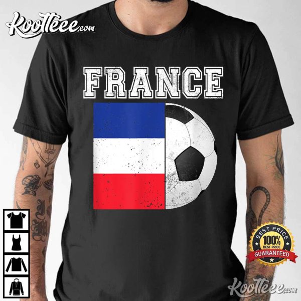 France Flag Soccer Lover FIFA World Cup 2022 T-Shirt