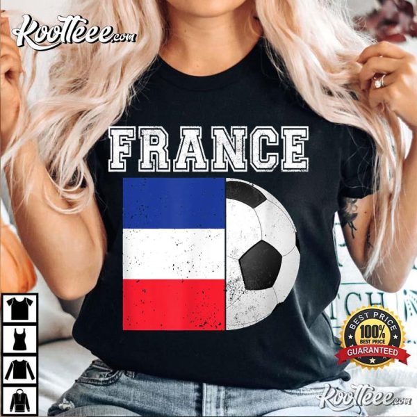 France Flag Soccer Lover FIFA World Cup 2022 T-Shirt