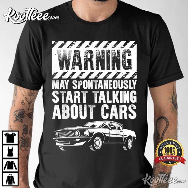 Funny Car Automobile Engine Garage Technician T-Shirt