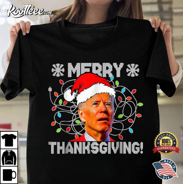 Funny Joe Biden Merry Christmas T-Shirt
