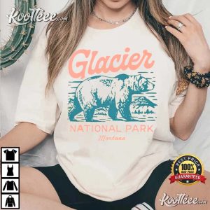 Glacier National Park T-Shirt Glacier National Park T Shirt 1