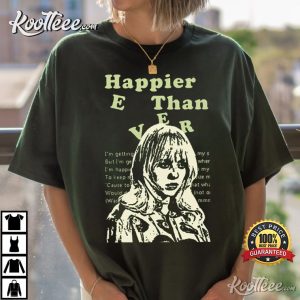 Happier Than Ever The World Tour 2022 T-Shirt Happier Than Ever The World Tour 2022 T Shirt 3