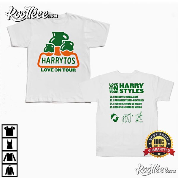 Harrytos Love On Tour Harry Styles Merch T-Shirt