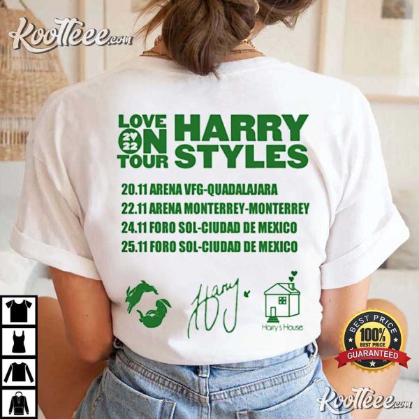 Harrytos Love On Tour Harry Styles Merch T-Shirt