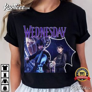 Jenna Ortega Wednesday Addams Family TV Series T-Shirt Jenna Ortega Wednesday Addams Family TV Series T Shirt 1