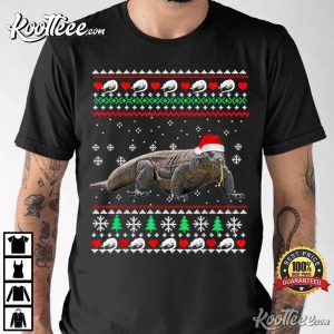 Komodo Dragon Santa Ugly Christmas T-Shirt Komodo Dragon Santa Ugly Christmas T Shirt 3