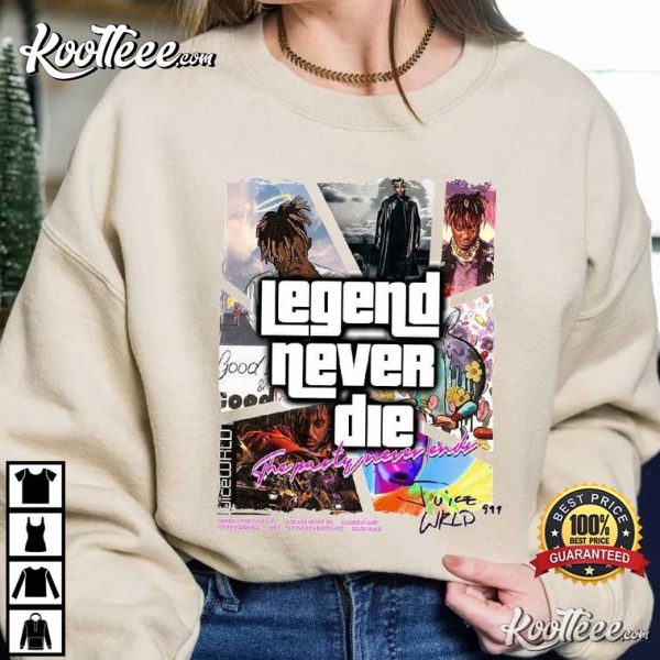 Legend Never Die Juice Wrld 999 Rap T-Shirt