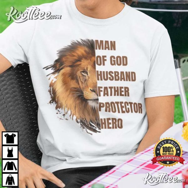 Man Of God Husband Christian Jesus T-Shirt