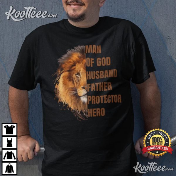 Man Of God Husband Christian Jesus T-Shirt