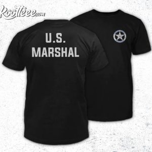 Marshal Police United States Present For Father Day T-Shirt