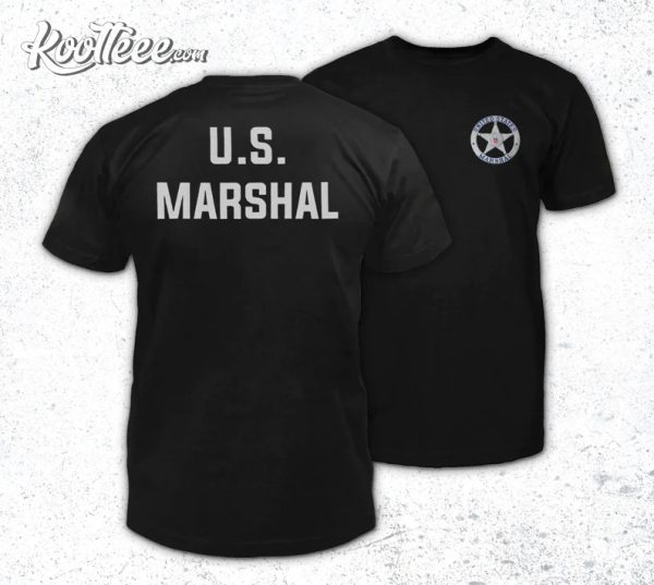 Marshal Police United States Present For Father Day T-Shirt