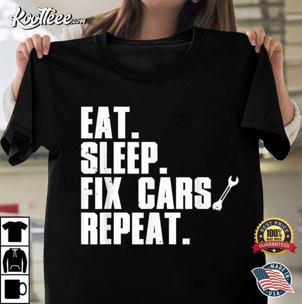 Mechanic Auto Garage Gift For Dad Car Lover T-Shirt