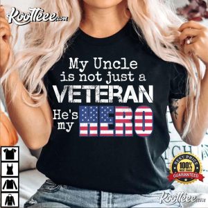 Military Family US Veteran My Hero T Shirt 3