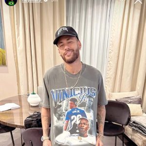 Neymar Vinicius Jr Soccer T-Shirt Neymar Vinicius Jr Soccer T-Shirt