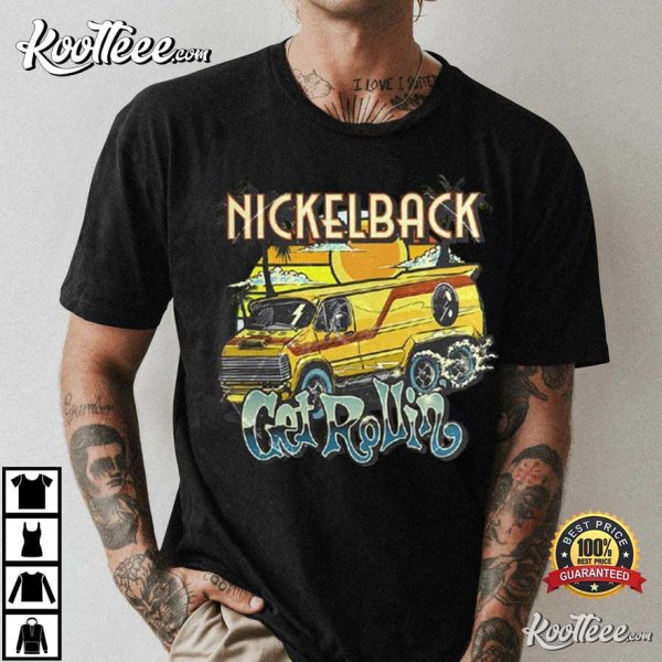 Nickleback Band Get Rollin New Album T-Shirt