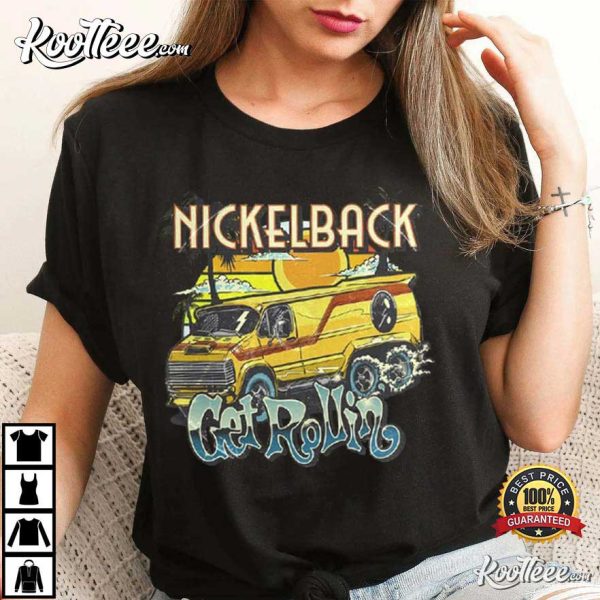 Nickleback Band Get Rollin New Album T-Shirt