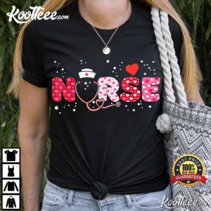 Nurse Gift Happy Valentines Day T Shirt 1