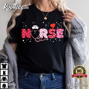 Nurse Gift Happy Valentines Day T-Shirt Nurse Gift Happy Valentines Day T-Shirt