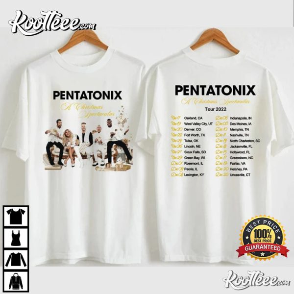 Pentatonix 2022 Tour A Christmas Spectacular Tour T-Shirt