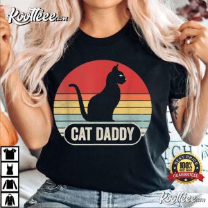Retro Cat Daddy Cat Lover T-Shirt Retro Cat Daddy Cat Lover T-Shirt