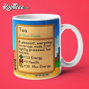 Stardew Valley Tea Stats Tea Cup For Fan Mug Stardew Valley Tea Stats Tea Cup For Fan Mug