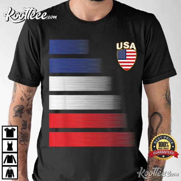USA Football American Soccer Jersey T-Shirt