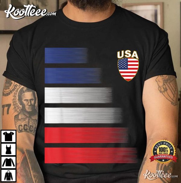 USA Football American Soccer Jersey T-Shirt