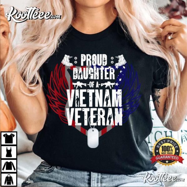 USA Pride Patriotic Gift Idea Vietnam Veteran T-Shirt
