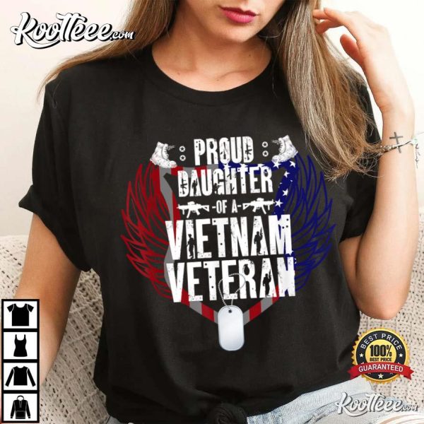 USA Pride Patriotic Gift Idea Vietnam Veteran T-Shirt