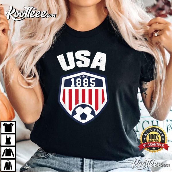 USA Soccer 1885 American Jersey Fan T-Shirt