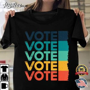Vote Retro Election 2024 Voter T Shirt 1