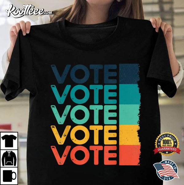 Vote Retro Election 2024 Voter T-Shirt