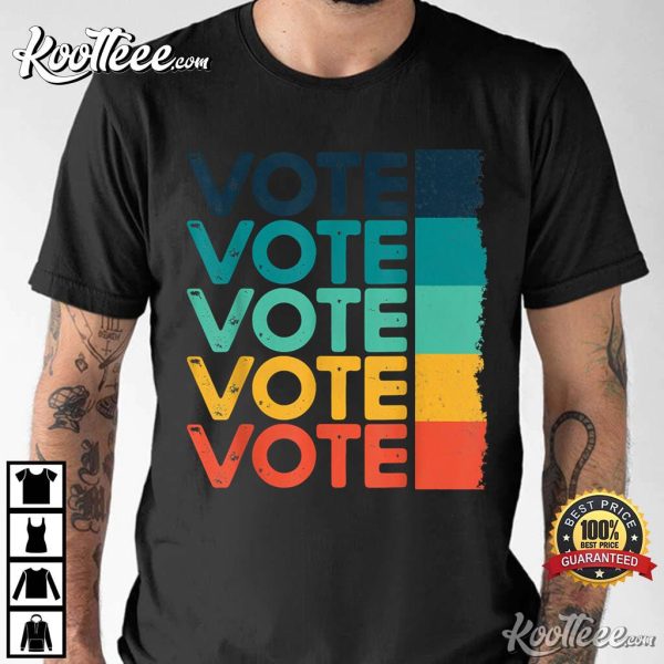 Vote Retro Election 2024 Voter T-Shirt