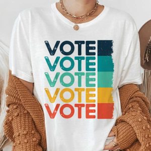 Vote Retro Election 2024 Voter T Shirt 3