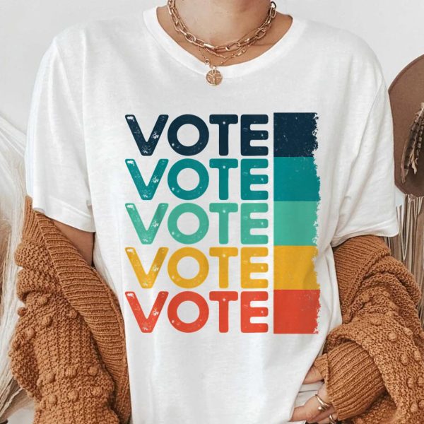 Vote Retro Election 2024 Voter T-Shirt