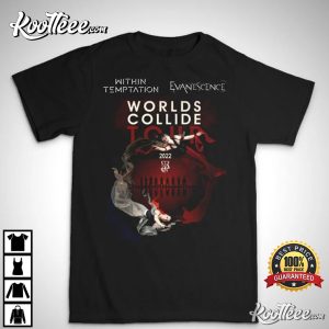 Within Temptation Evanescence Tour 2022 UK T-Shirt #2 Within Temptation Evanescence Unisex Shirt