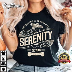 Vintage Serenity Smuggling And Transport Firefly T-Shirt Vintage Serenity Smuggling And Transport Firefly T-Shirt