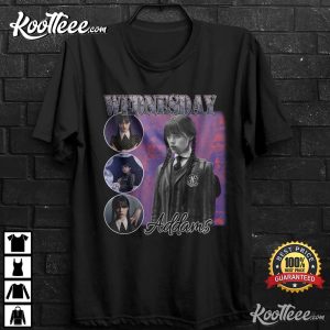 90s Wednesday Addams Jenna Ortega T-Shirt 90s Wednesday Addams Jenna Ortega T Shirt 2