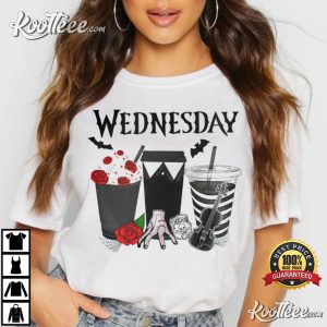 Addams Coffee Nevermore Academy Addams Family T-Shirt Addams Coffee Nevermore Academy Addams Family T Shirt 1